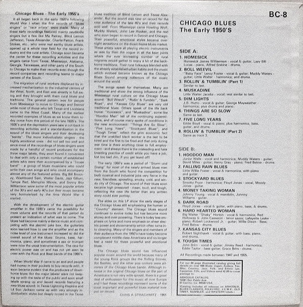 Master Release: Chicago Blues - The Early 1950's by Various