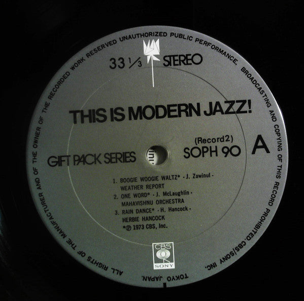 This Is Modern Jazz!