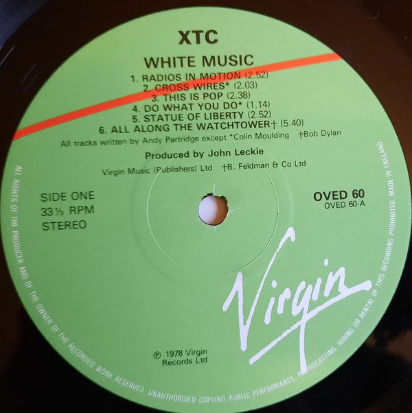 Master Release: White Music by XTC