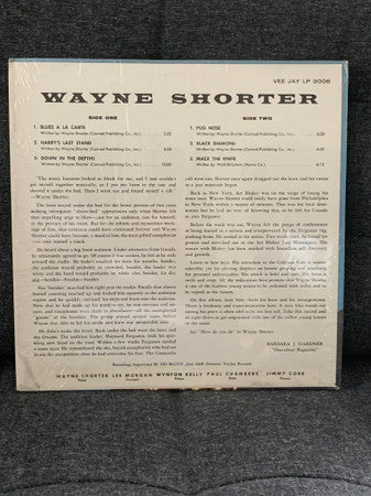 Release: Introducing Wayne Shorter-Vinyl-US-1960-LP 3006-15293709