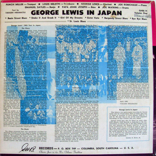 Master Release: George Lewis In Japan Volume One by George Lewis (2)