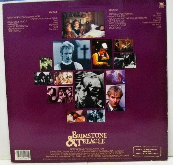 Release: Brimstone & Treacle (Original Soundtrack)-Vinyl-US-1982-SP-4915-11890487