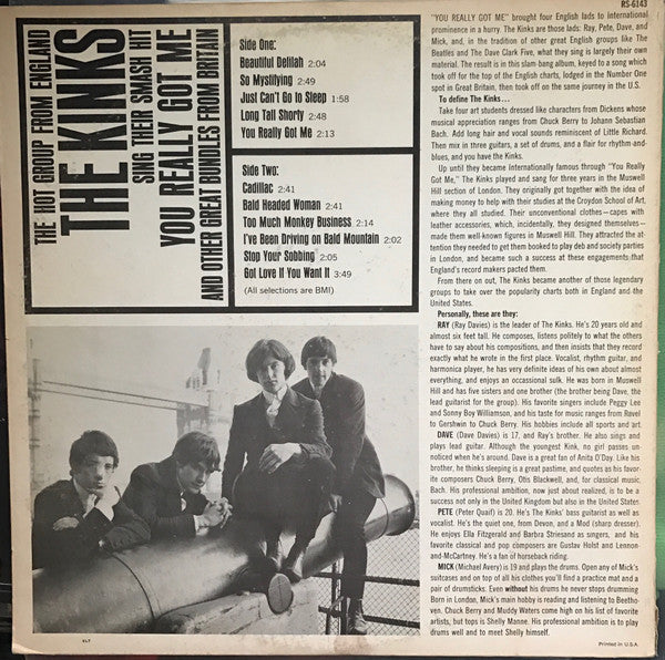 Release: Kinks-Vinyl-US-1970-6143, RS 6143, RS-6143-10502739