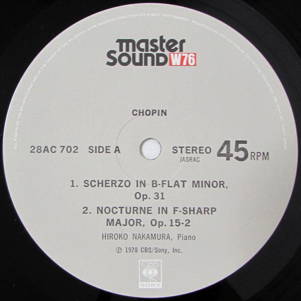 Release: Chopin-Vinyl-Japan-1978-28AC 702-11614475