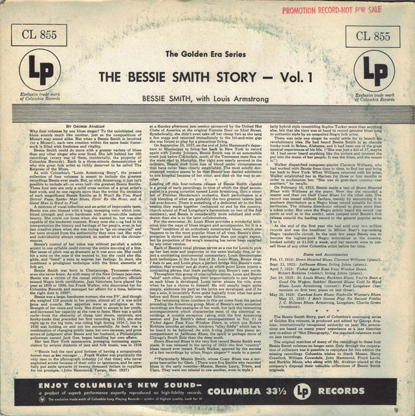 Master Release: The Bessie Smith Story - Volume 1 by Bessie Smith