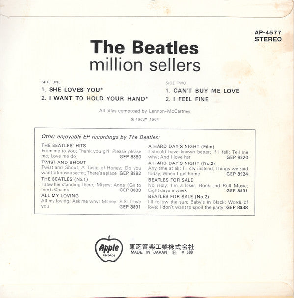 The Beatles' Million Sellers