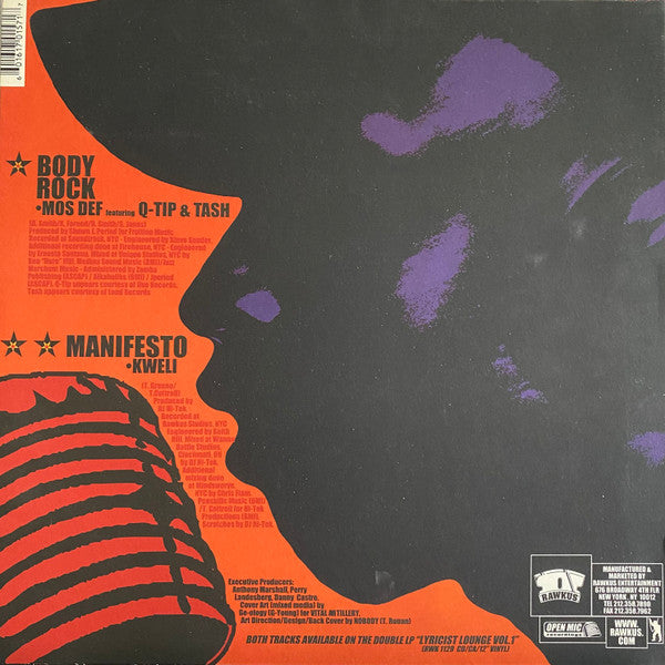 Master Release: The Lyricist Lounge Vol.1 Presents: Body Rock by Mos Def