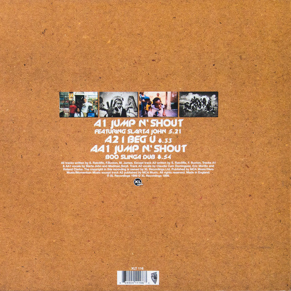 Release: Jump N' Shout-Vinyl-UK-1999-XLT 116-2106