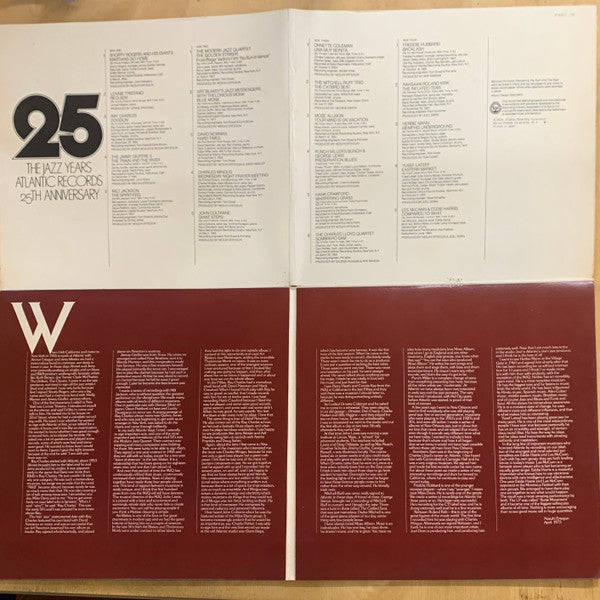 The Jazz Years 25th Anniversary