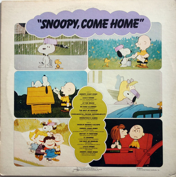 Release: "Snoopy, Come Home" Original Soundtrack Recording-Vinyl-Japan-1972-SOPM - 59, SOPM-59-11019234