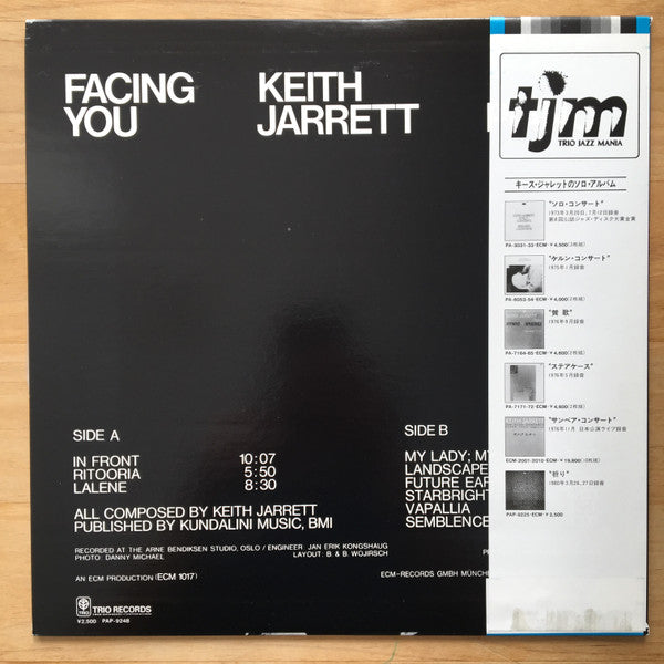 Master Release: Facing You by Keith Jarrett