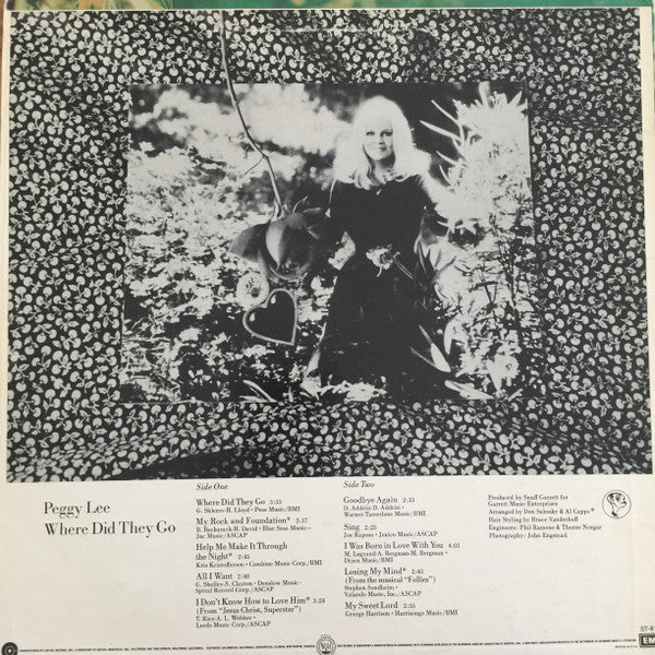 Master Release: Where Did They Go by Peggy Lee