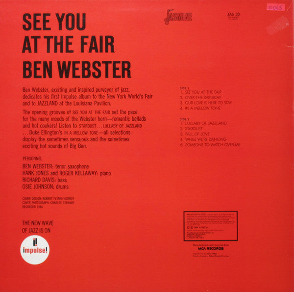 Master Release: See You At The Fair by Ben Webster