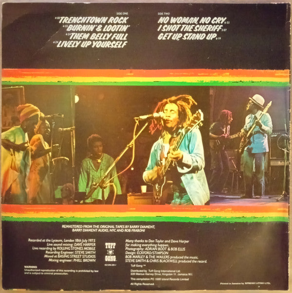Release: Live! At The Lyceum-Vinyl-Jamaica-None-422-846 203-1-26101144