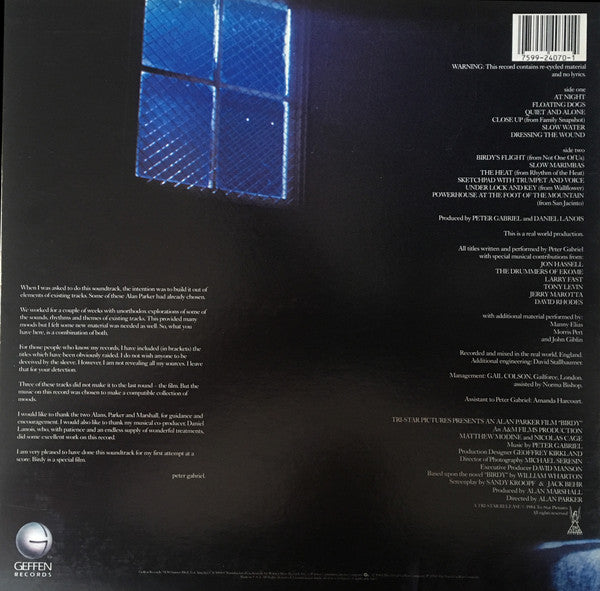 Master Release: Birdy by Peter Gabriel