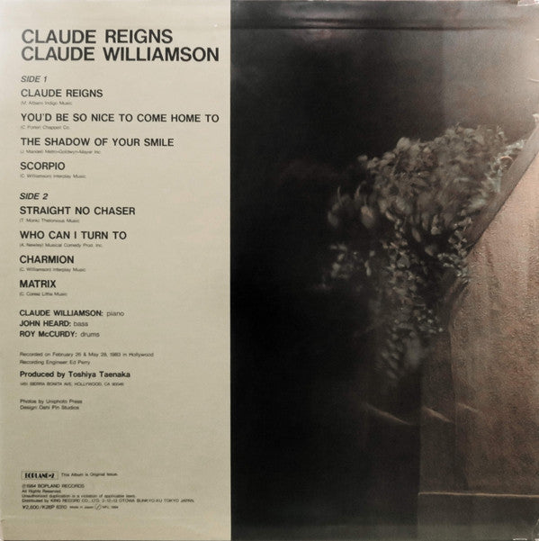Master Release: Claude Reigns by Claude Williamson
