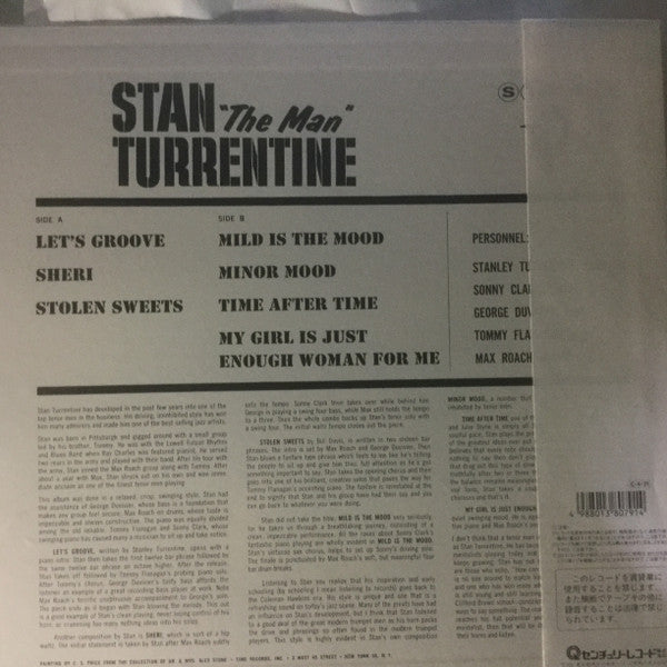 Release: Stan "The Man" Turrentine-Vinyl-Japan-1990-CEJC 00071, T/2086-14549035