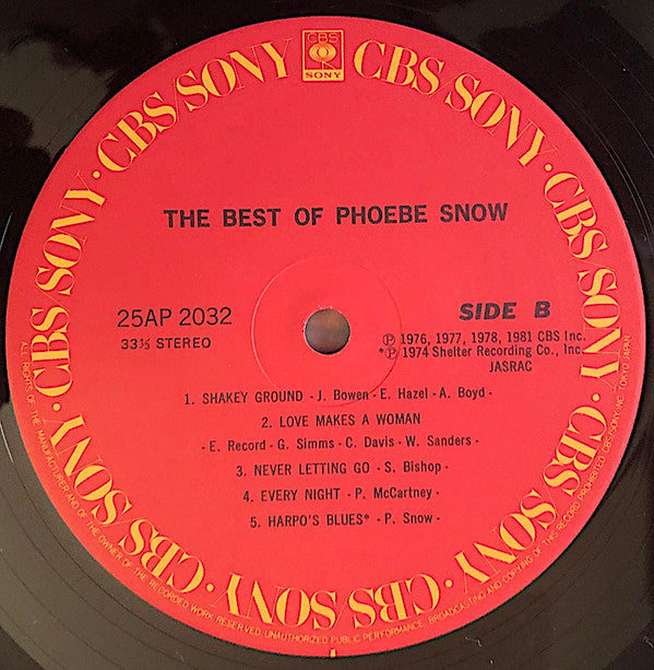 The Best Of Phoebe Snow