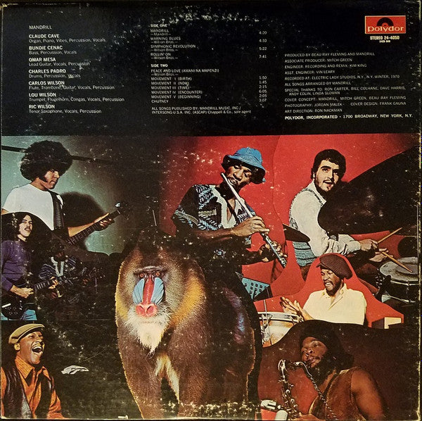 Release: Mandrill-Vinyl-US-1971-24-4050, 2425 049-12520002