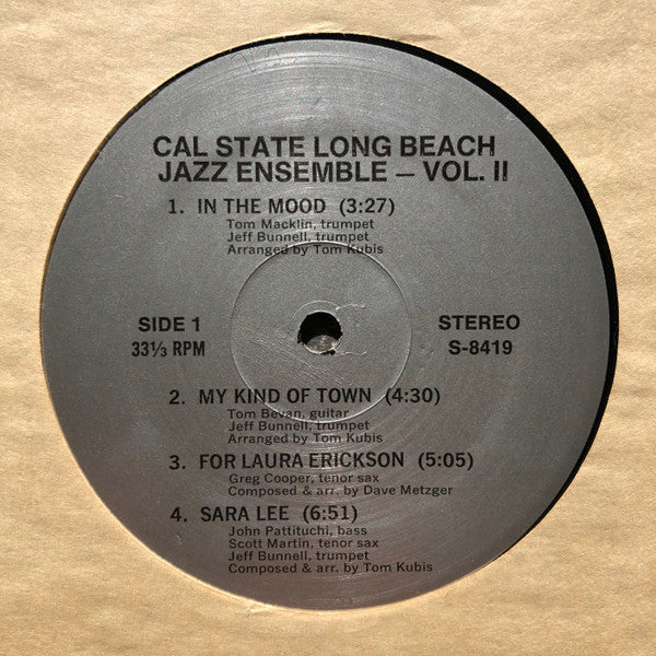 California State University Long Beach Jazz Vocal Ensemble Volume II