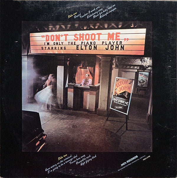 Release: Don't Shoot Me I'm Only The Piano Player-Vinyl-US-None-MCA-2100-10137281