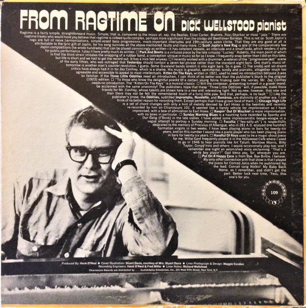 Master Release: From Ragtime On by Dick Wellstood