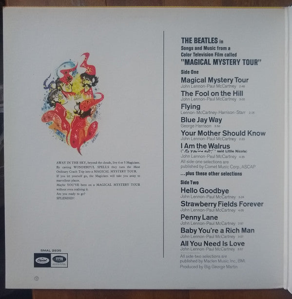 Release: Magical Mystery Tour-Vinyl-US-None-SMAL 2835, SMAL-2835-26389913
