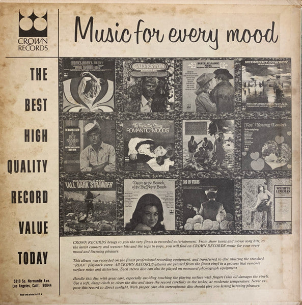 Release: Blue Grass Favorites-Vinyl-US-1970-CST-346, CST 346-12801566