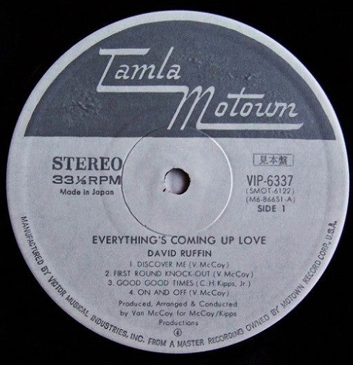 Release: Everything's Coming Up Love-Vinyl-Japan-1976-VIP-6337, VIP-6337, SMOT-6122-10574649
