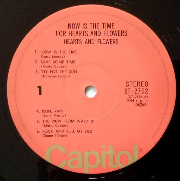 Now Is The Time For Hearts And Flowers