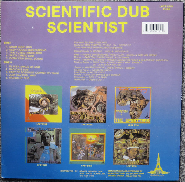 Release: Scientific Dub-Vinyl-Canada-None-LPCT 0119-25059394