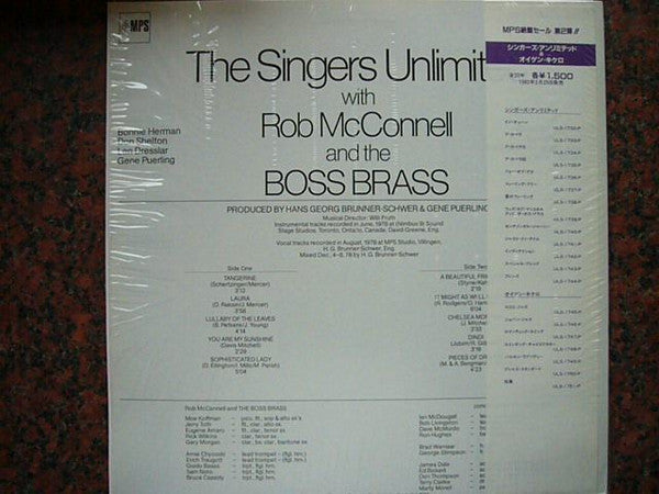 Master Release: The Singers Unlimited With Rob McConnell And The Boss Brass by The Singers Unlimited