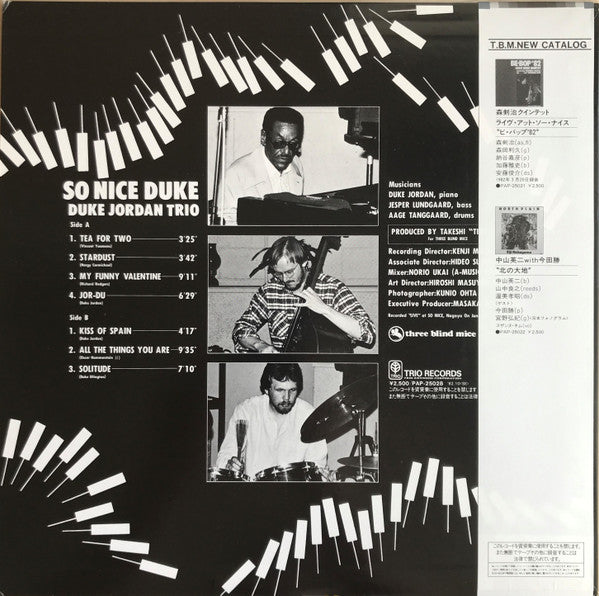 Release: So Nice Duke-Vinyl-Japan-1982-PAP-25028, PAP-25028-20602930