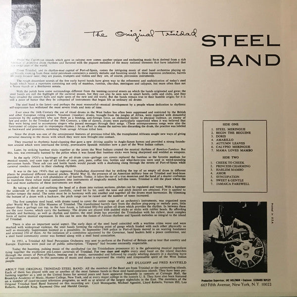 Master Release: The Original Trinidad Steel Band by The Original Trinidad Steel Band