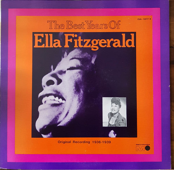 Release: The Best Years Of Ella Fitzgerald - Registrazione Originale 1936-1939 -Vinyl-Japan-None-CUL-1017-E-12450461