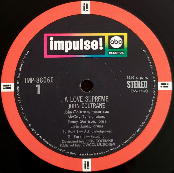 A Love Supreme = 至上の愛
