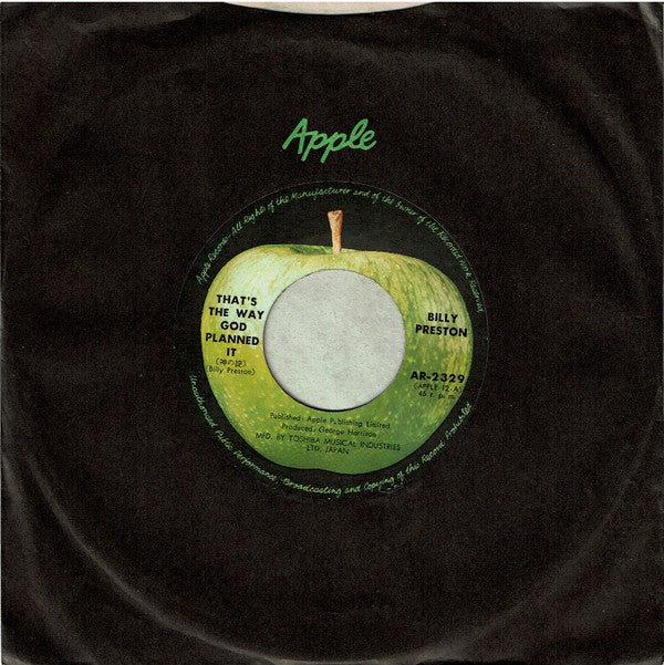 Release: That's The Way God Planned It-Vinyl-Japan-1969-AR-2329-10538346
