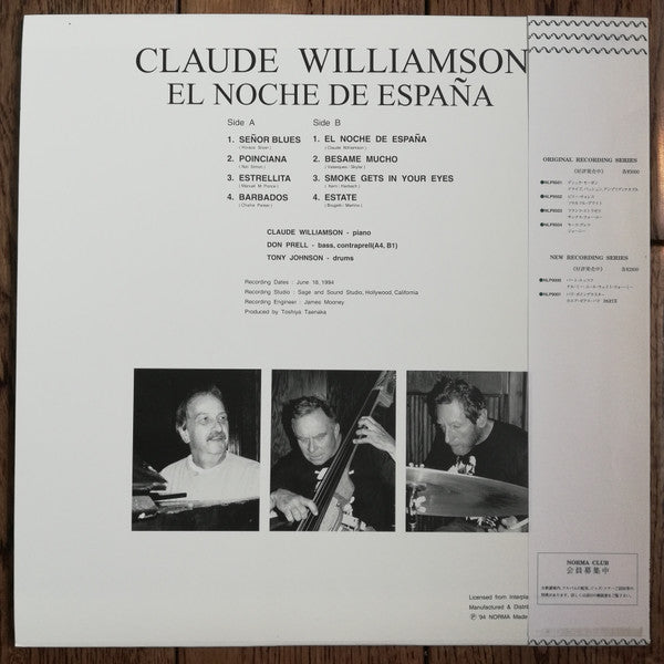 Master Release: El Noche De España  by Claude Williamson