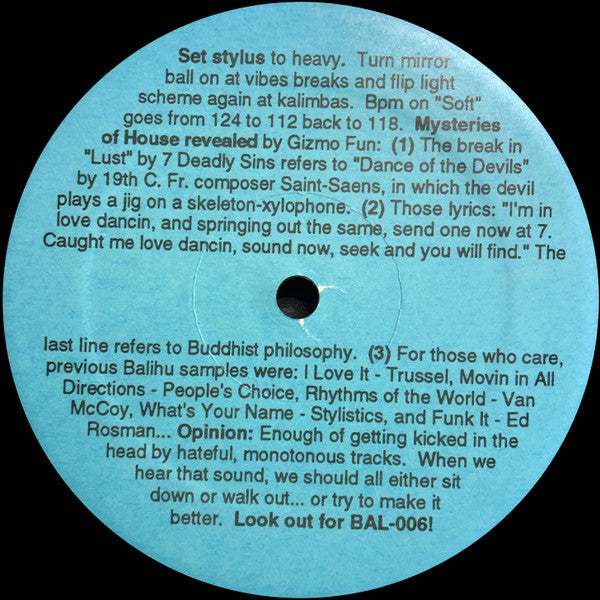 Release: Glow Worms / Soft Crystal-Vinyl-US-1996-BAL-005-7319