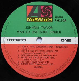Release: Wanted One Soul Singer-Vinyl-Japan-1980-P-6170A-4891832