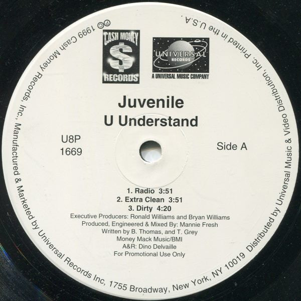 Master Release: U Understand by Juvenile (2)