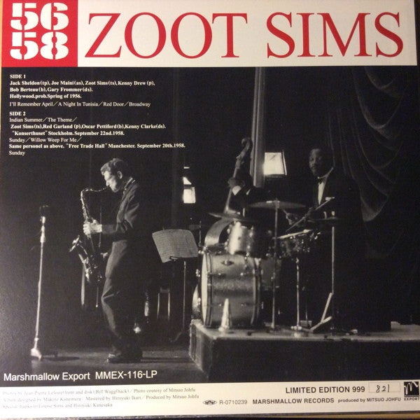 Master Release: 5658  by Zoot Sims