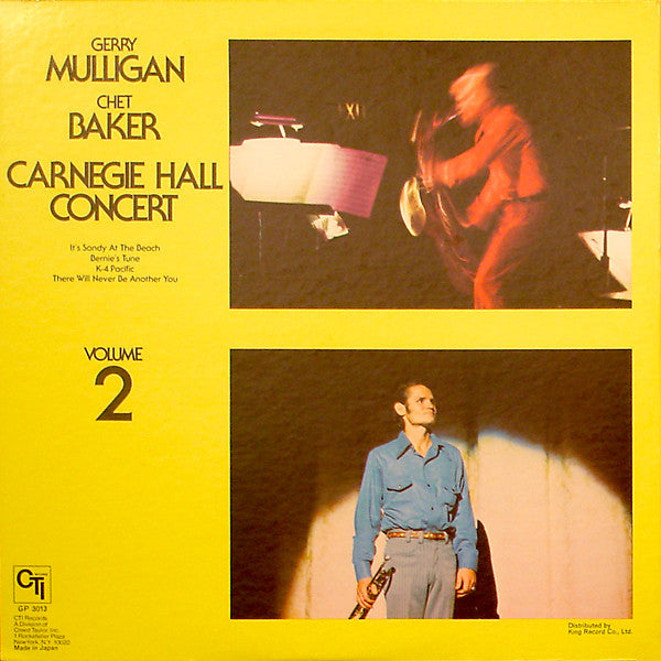 Master Release: Carnegie Hall Concert - Volume 2 by Gerry Mulligan