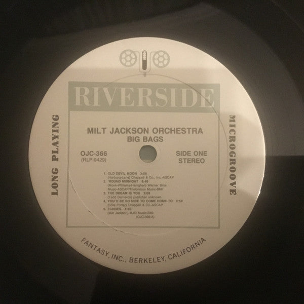 Release: Big Bags-Vinyl-US-1989-OJC-366, RLP-9429-4425122