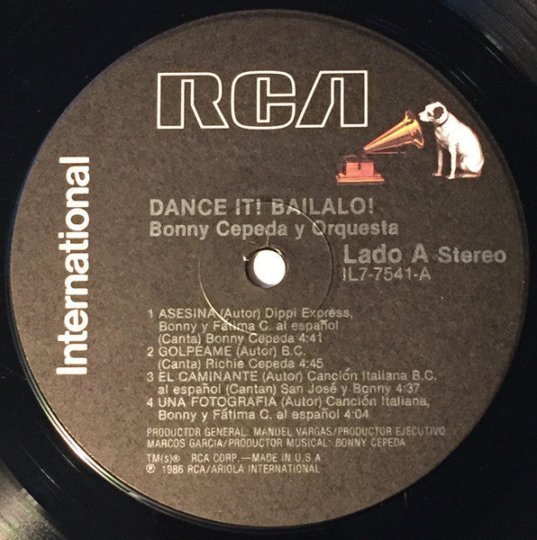 Master Release: Dance It! Bailalo! by Bonny Cepeda Y Su Orquesta