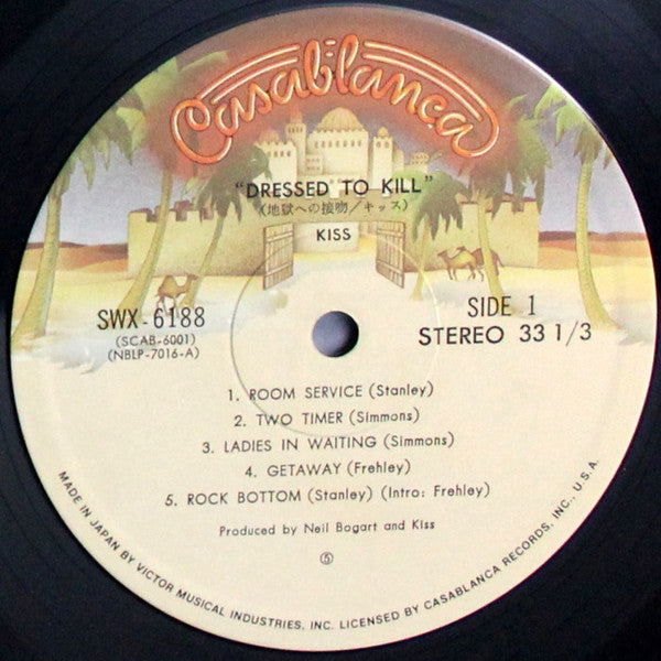 Release: Dressed To Kill-Vinyl-Japan-1975-SWX-6188-6758703