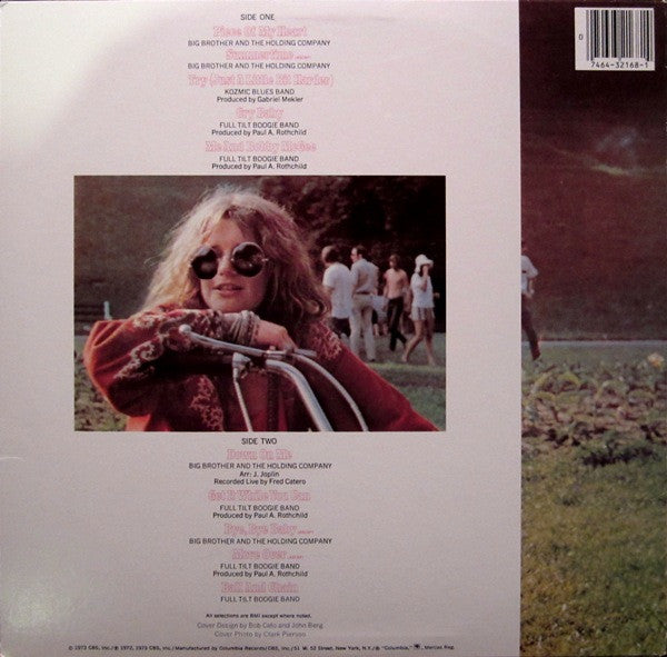 Release: Janis Joplin's Greatest Hits-Vinyl-US-None-PC 32168-4628260