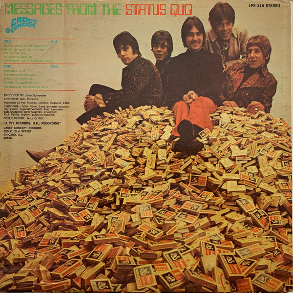 Release: Picturesque Matchstickable Messages From The Status Quo-Vinyl-US-1968-LPS 315, LPS-315-8412970
