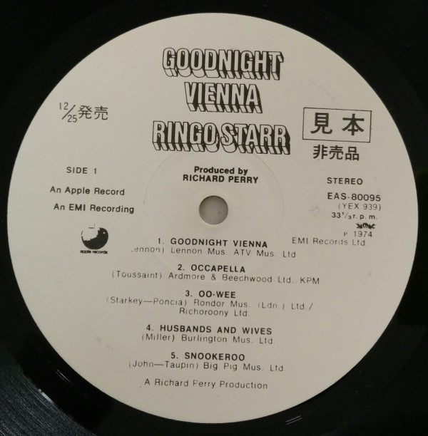 Release: Goodnight Vienna-Vinyl-Japan-1974-EAS 80095-7820187