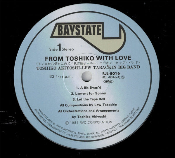 From Toshiko With Love